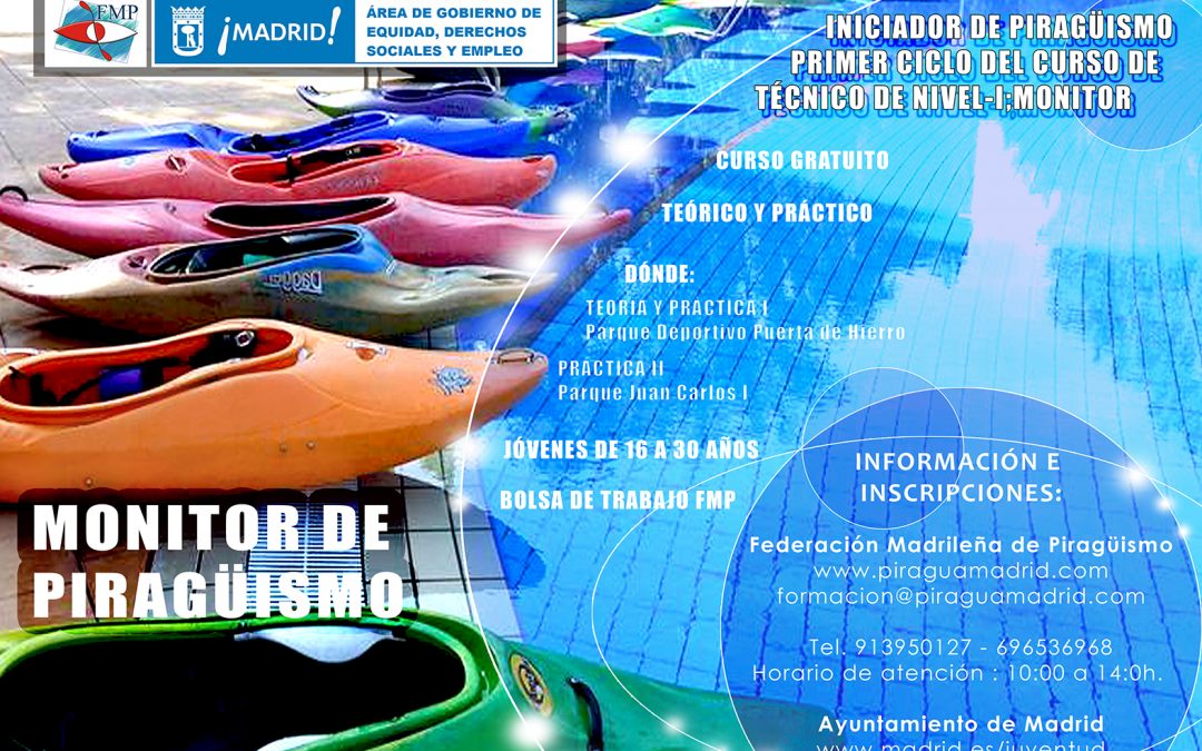 CURSO DE INICIADOR DE PIRAGÜISMO