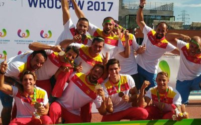 BRONCE DE LA SELECCIÓN ESPAÑOLA DE KAYAK POLO EN LOS WORLD GAMES.