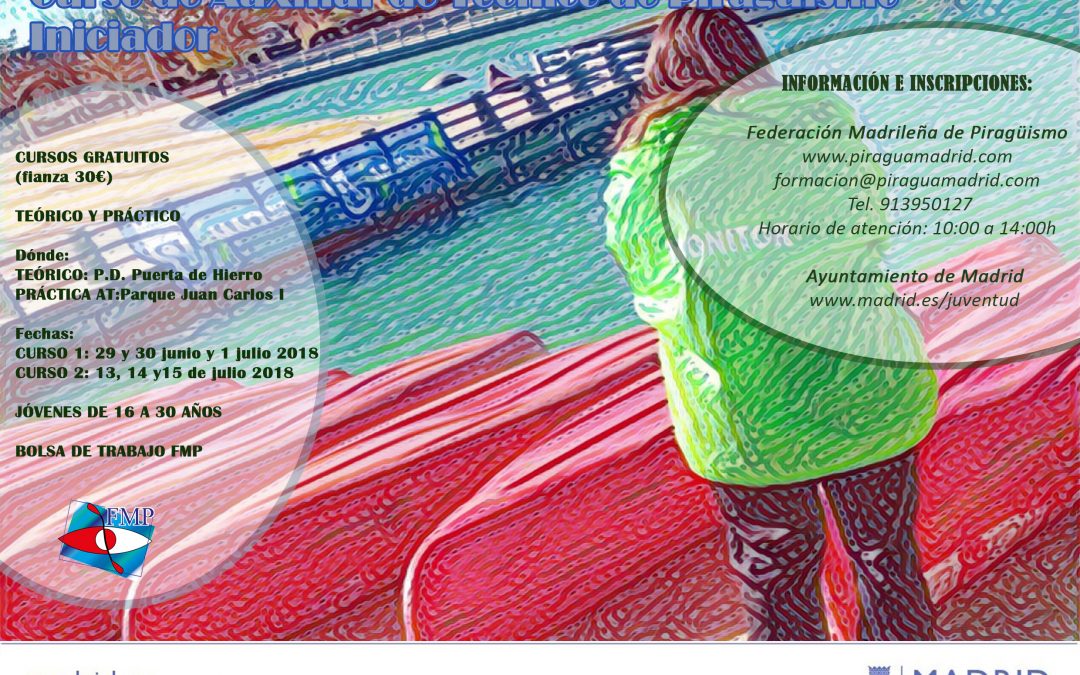 CURSOS DE AUXILIAR DE TÉCNICO DE PIRAGÜISMO – VERANO 2018