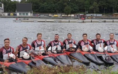 Club Vallehermoso Retiro en el Campeonato de Europa de Kayak Polo