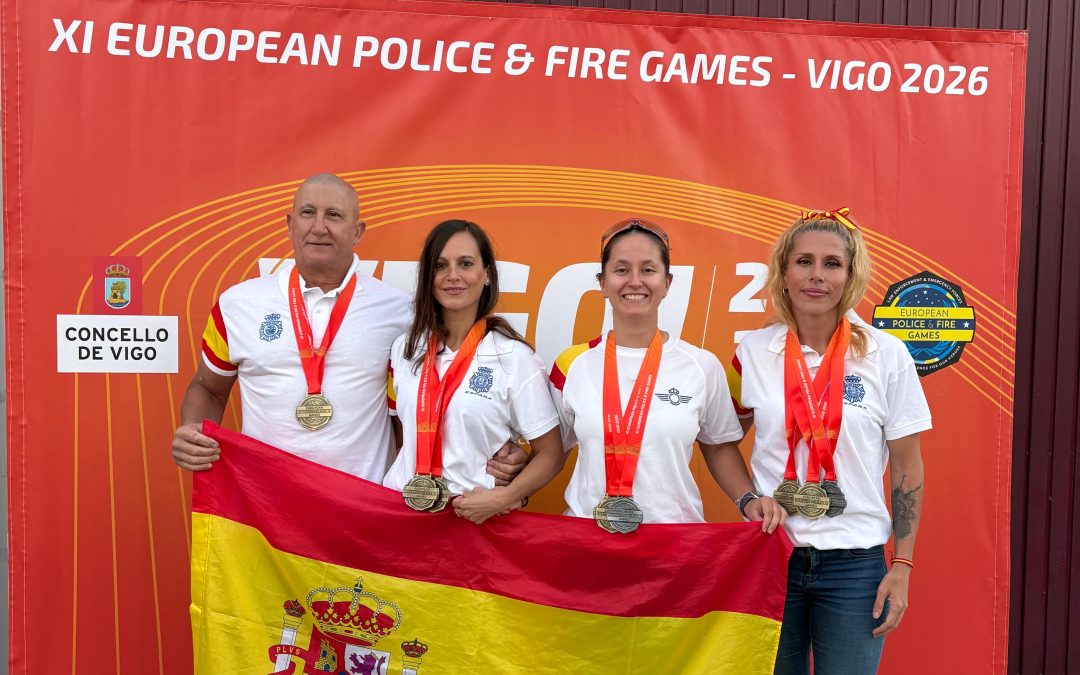 Doblete de oro en los Juegos Europeos de Policías y Bomberos