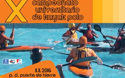 X CAMPEONATO UNIVERSITARIO DE KAYAK POLO